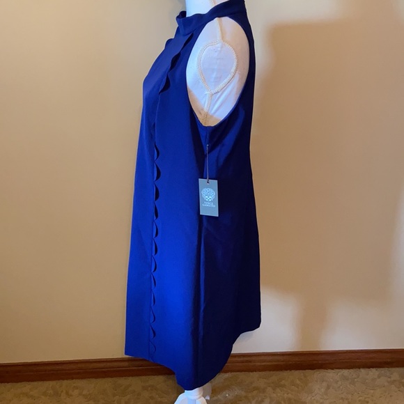 NWT Vince Camuto Ladies A-Line Blue NWT Dress, Sz 12 - Picture 11 of 14